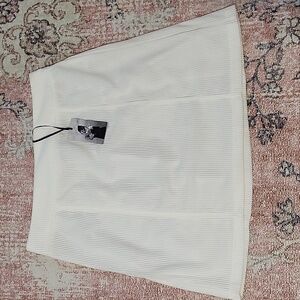 Sincerely Jules White Corduroy Elastic Back Mini Skirt - Size M
